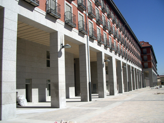 vista de los soportales